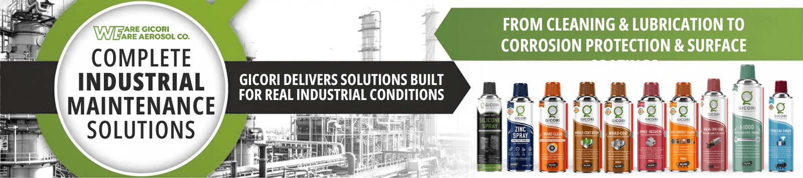 GICORI Industrial Lubricants and Cleaners